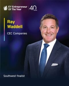 EY Entrepreneur Of The Year Finalist, Ray Waddell